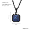 Wholesale Titanium Steel 316L Stainless Steel Geometric Pendant Necklace For Women Light Luxury With Natural Gold Sand