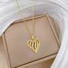 Wholesale Titanium Steel Stainless Steel Geometric Style Pendant Necklace For Women And Men