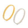 Wholesale Titanium Steel Star Buckle Zircon Bracelet With Electroplating Treatment Non Fading