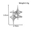 Wholesale Titanium Steel Star Shaped Open Adjustable Ring With Electroplating Design In Cold Style