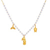 Wholesale Titanium Steel Sweet Style Geometric Starfish Shell Pendant Necklace With Box Chain Electroplating Treatment
