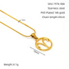 Wholesale Titanium Steel Twelve Constellations Cut Out Pendant Snake Bone Chain Necklace Electroplated