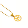 Wholesale Titanium Steel Twelve Constellations Cut Out Pendant Snake Bone Chain Necklace Electroplated