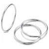 Wholesale Titanium Steel U Shape Electroplated Couple And Unisex Ring