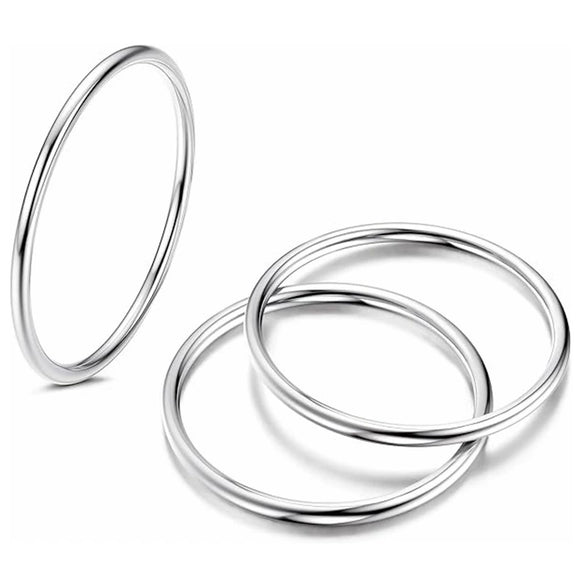Wholesale Titanium Steel U Shape Electroplated Couple And Unisex Ring