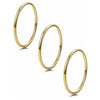 Wholesale Titanium Steel U Shape Electroplated Couple And Unisex Ring