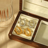 Wholesale Titanium Steel U Shaped Geometric Earrings With Electroplating For Women