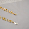 Wholesale Titanium Steel Ushaped Bead Chain Necklace Retro Style Electroplated For Women