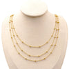 Wholesale Titanium Steel Ushaped Bead Chain Necklace Retro Style Electroplated For Women