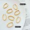Wholesale Titanium Steel Ushaped Earrings For Women Simple Trendy Cold Style Accessories