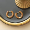 Wholesale Titanium Steel Ushaped Electroplated Earrings For Women Retro Style