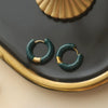 Wholesale Titanium Steel Ushaped Electroplated Earrings For Women Retro Style