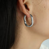 Wholesale 316L Stainless Steel Ushaped Electroplated Women's Light Luxury Earrings