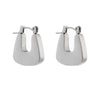 Wholesale Titanium Steel Ushaped Geometric Retro Cold Style Earrings For Women
