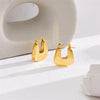 Wholesale Titanium Steel Ushaped Geometric Retro Cold Style Earrings For Women