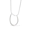 Wholesale Titanium Steel Ushaped Pendant Necklace Electroplated Simple Style Women's Accessory