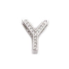 Wholesale Titanium Steel Watch Chain Bracelet With English Alphabet Pattern Diy Adjustable Mesh Strap Unisex Style