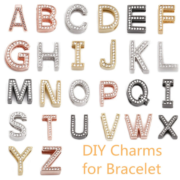 Wholesale Titanium Steel Watch Chain Bracelet With English Alphabet Pattern Diy Adjustable Mesh Strap Unisex Style