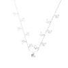 Wholesale Titanium Steel Women's Butterfly Hollow Necklace With Electroplating