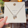Wholesale Titanium Steel Women's Geometric Patterned Gold Ball Necklace With Electroplating And Snake Bone Chain