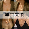 Wholesale 316L Stainless Steel Women's Geometric Pendant Necklaces Retro Fashion