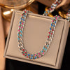 Wholesale Titanium Steel Women's Geometric Retro Necklace With Electroplating O Word Chain
