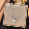 Wholesale Titanium Steel Women's Geometric Retro Necklace With Electroplating O Word Chain