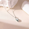 Wholesale Titanium Steel Women's Geometric Snake Head Pendant O Word Chain Necklace With Electroplating