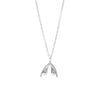 Wholesale Titanium Steel Women's Minimalist Geometric Pendant O Chain Necklace With Electroplating