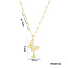 Wholesale Titanium Steel Women's Necklace With Bow Pattern And Electroplating Treatment