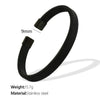 Wholesale 316L Stainless Steel Woven Bracelet Electroplated Simple Geometric Light Luxury Nonfading Niche Jewelry