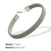 Wholesale 316L Stainless Steel Woven Bracelet Electroplated Simple Geometric Light Luxury Nonfading Niche Jewelry