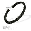 Wholesale 316L Stainless Steel Woven Bracelet Electroplated Simple Geometric Light Luxury Nonfading Niche Jewelry