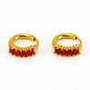 Wholesale Titanium Steel Zircon Earrings Geometric Light Luxury Simple Style For Women