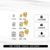 Wholesale Titanium Steel Zircon Geometric Electroplated Unisex Earrings Minimalist Ear Accessories