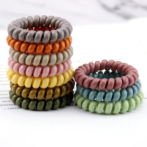 Wholesale Tpu Elastic Hair Band Bracelet With Round Shape And Printing Design