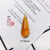 Wholesale Transparent Drop Resin Pendant Jewelry Accessories With Dripping Glue Process