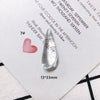 Wholesale Transparent Drop Resin Pendant Jewelry Accessories With Dripping Glue Process