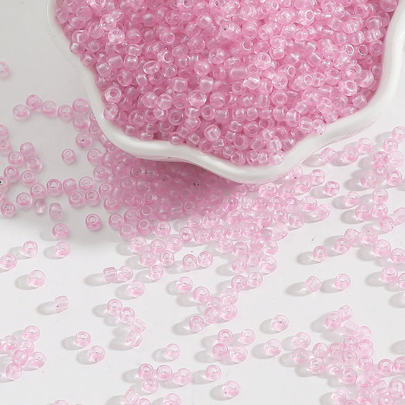 Wholesale Transparent Glass Loose Beads For Handmade Diy Bracelet Hairpin Jewelry Accessories