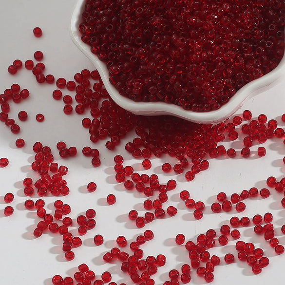 Wholesale Transparent Glass Loose Beads For Handmade Diy Bracelet Hairpin Jewelry Accessories