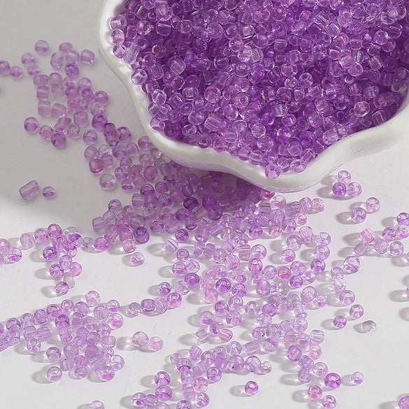 Wholesale Transparent Glass Loose Beads For Handmade Diy Bracelet Hairpin Jewelry Accessories