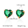 Wholesale Trendy Ins Style Geometric Hammer Shape Electroplated Stainless Steel Earrings For Women