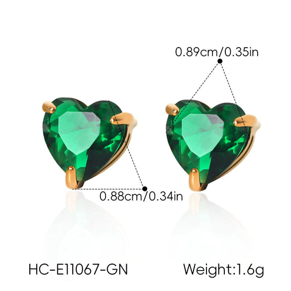 Wholesale Trendy Ins Style Geometric Hammer Shape Electroplated Stainless Steel Earrings For Women