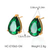 Wholesale Trendy Ins Style Geometric Hammer Shape Electroplated Stainless Steel Earrings For Women