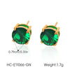Wholesale Trendy Ins Style Geometric Hammer Shape Electroplated Stainless Steel Earrings For Women