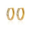 Wholesale Trendy Women's Highend Zircon Earrings Copper Gold Plated With Artificial Gemstones Semiprecious Stones