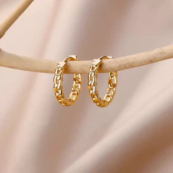 Wholesale Trendy Women's Highend Zircon Earrings Copper Gold Plated With Artificial Gemstones Semiprecious Stones
