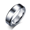 Wholesale Tungsten Steel Men's Ring Geometric Style