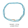 Wholesale Turquoise Copper Necklace With Electroplating For Women