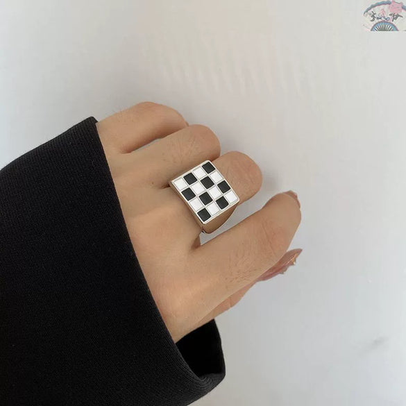 Wholesale Turquoise Geometric Style Opening Ring With Electroplating Treatment For Women
